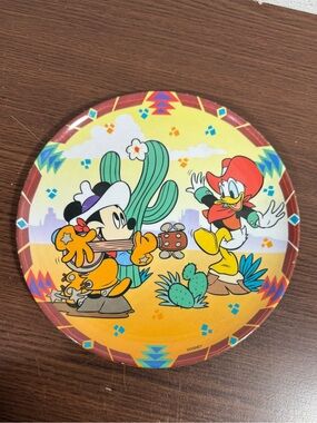 90’s Vintage Zak! Designs Mickey Mouse Dinner Plate